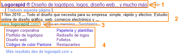 Ejemplo de resultado de búsqueda