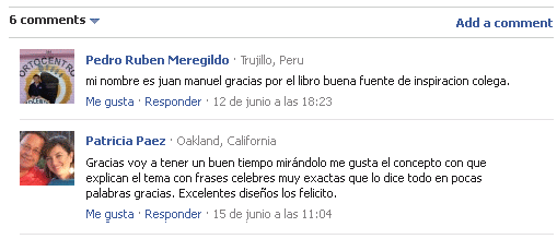 Caja de comentarios de Facebook